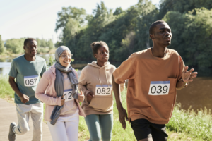 running